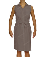 Sleeveless Shirt Dress