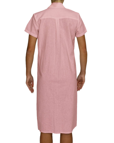 Short Sleeve Shirt Dress