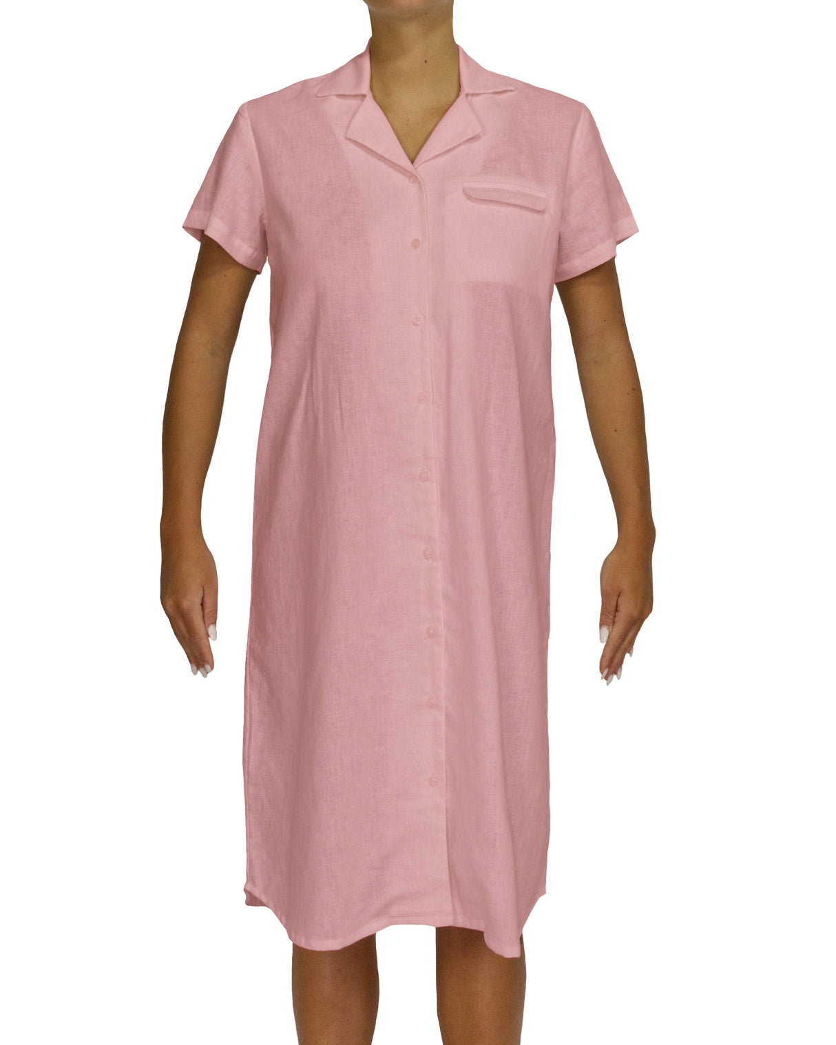 Short Sleeve Shirt Dress