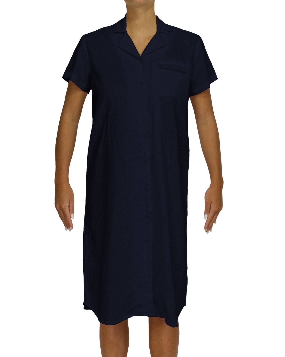 Short Sleeve Shirt Dress