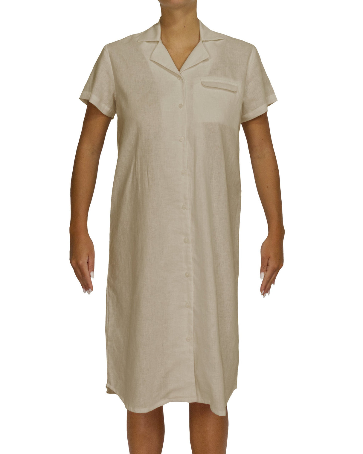 Short Sleeve Shirt Dress