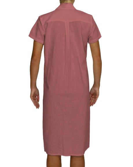 Short Sleeve Shirt Dress
