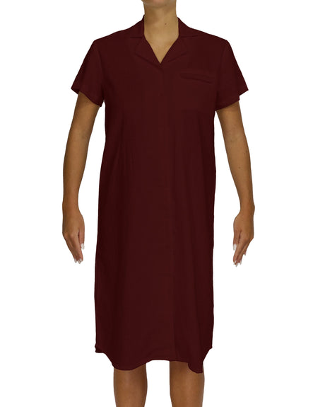 Short Sleeve Shirt Dress