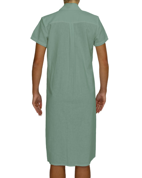 Short Sleeve Shirt Dress