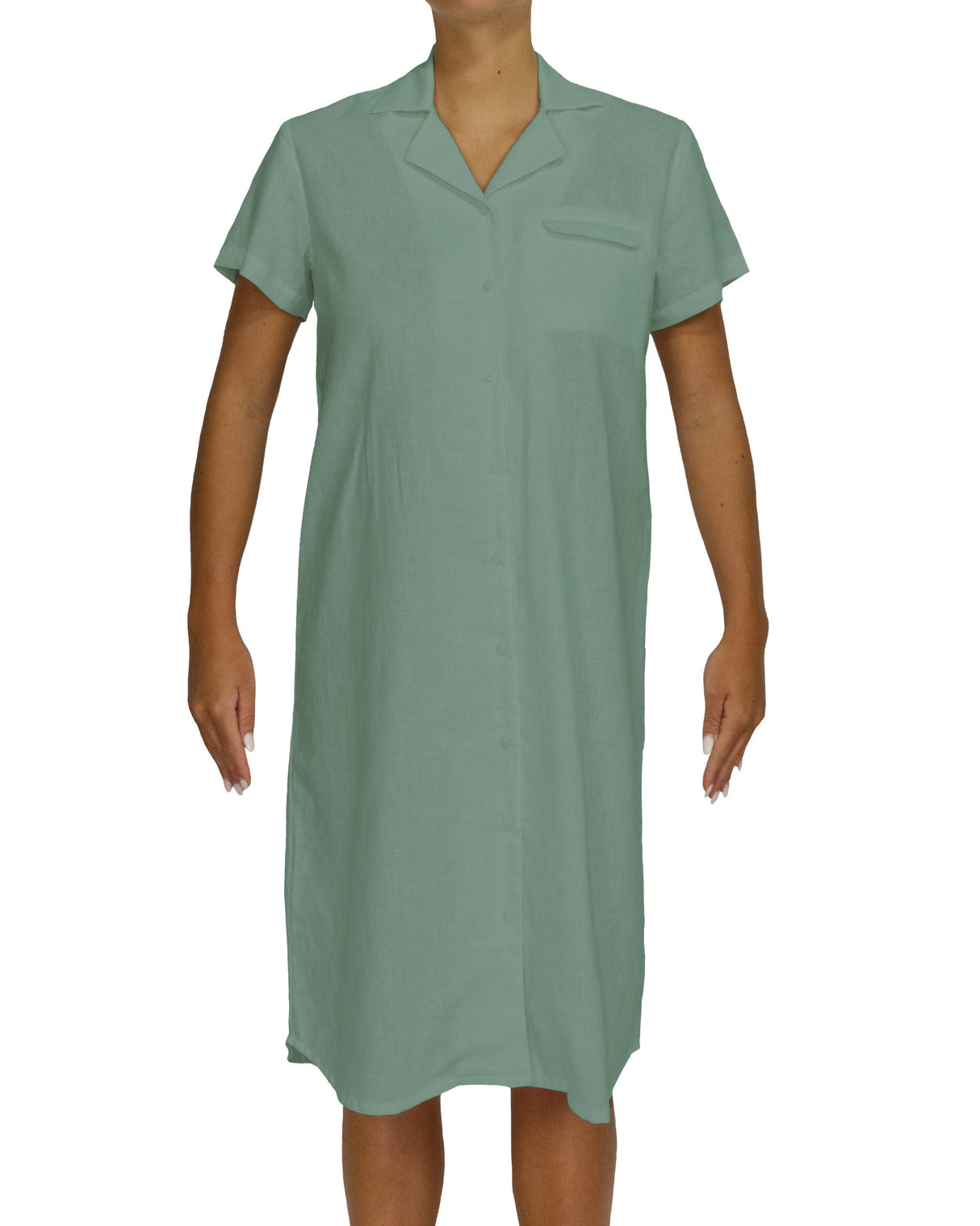 Short Sleeve Shirt Dress