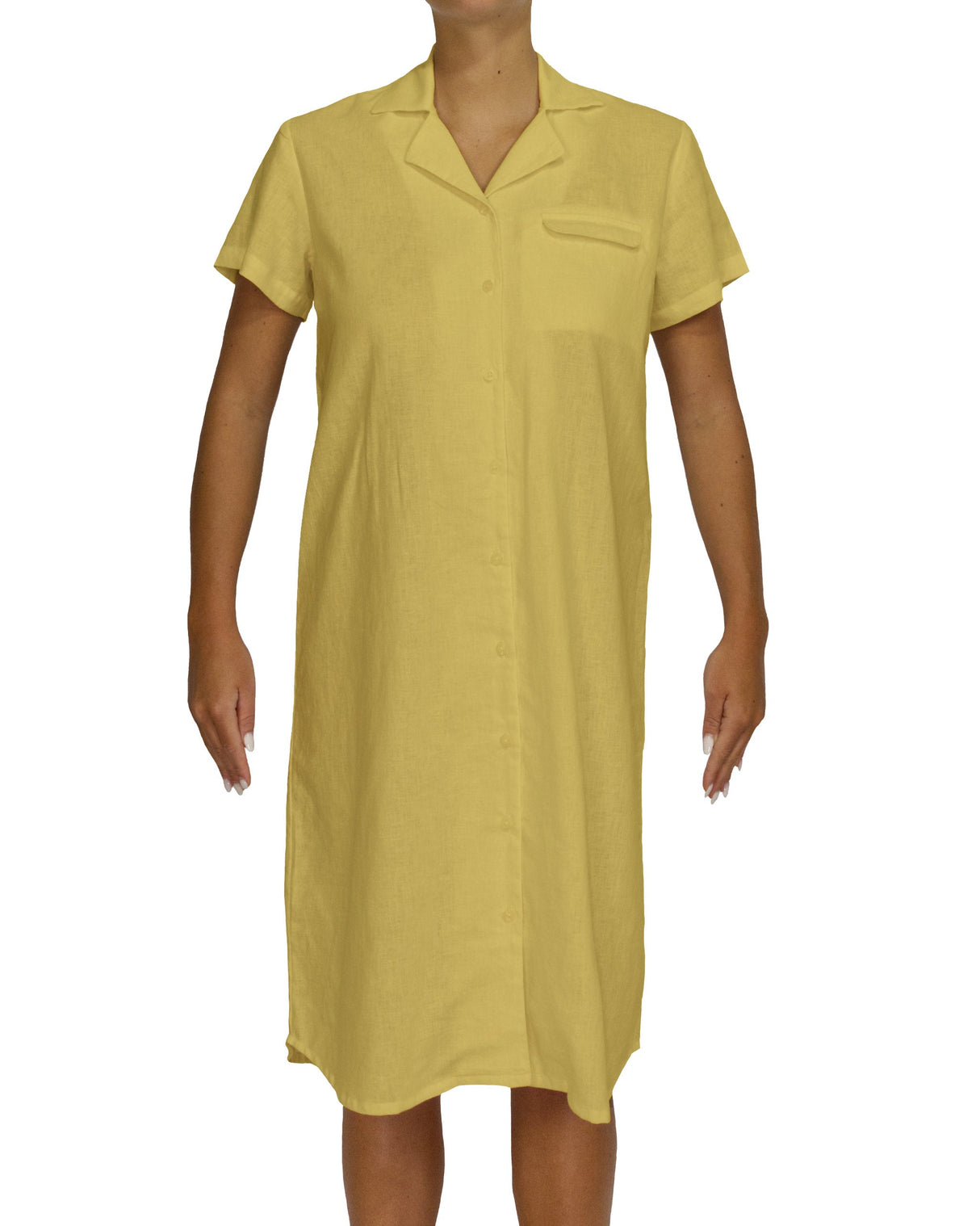 Short Sleeve Shirt Dress