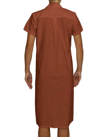 Short Sleeve Shirt Dress