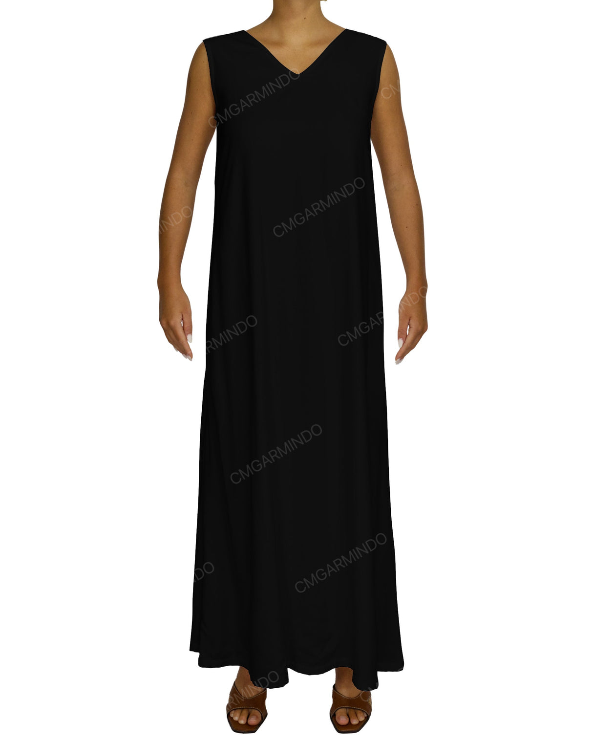 Maxi V-neck Dress
