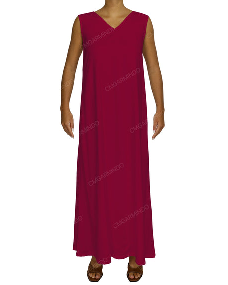 Maxi V-neck Dress