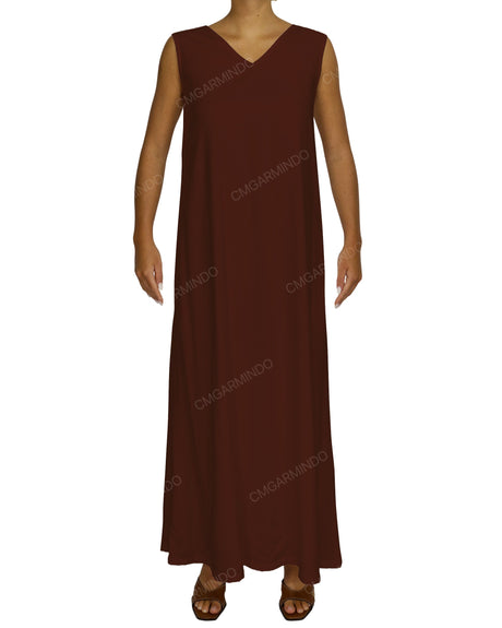 Maxi V-neck Dress