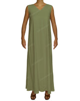 Maxi V-neck Dress