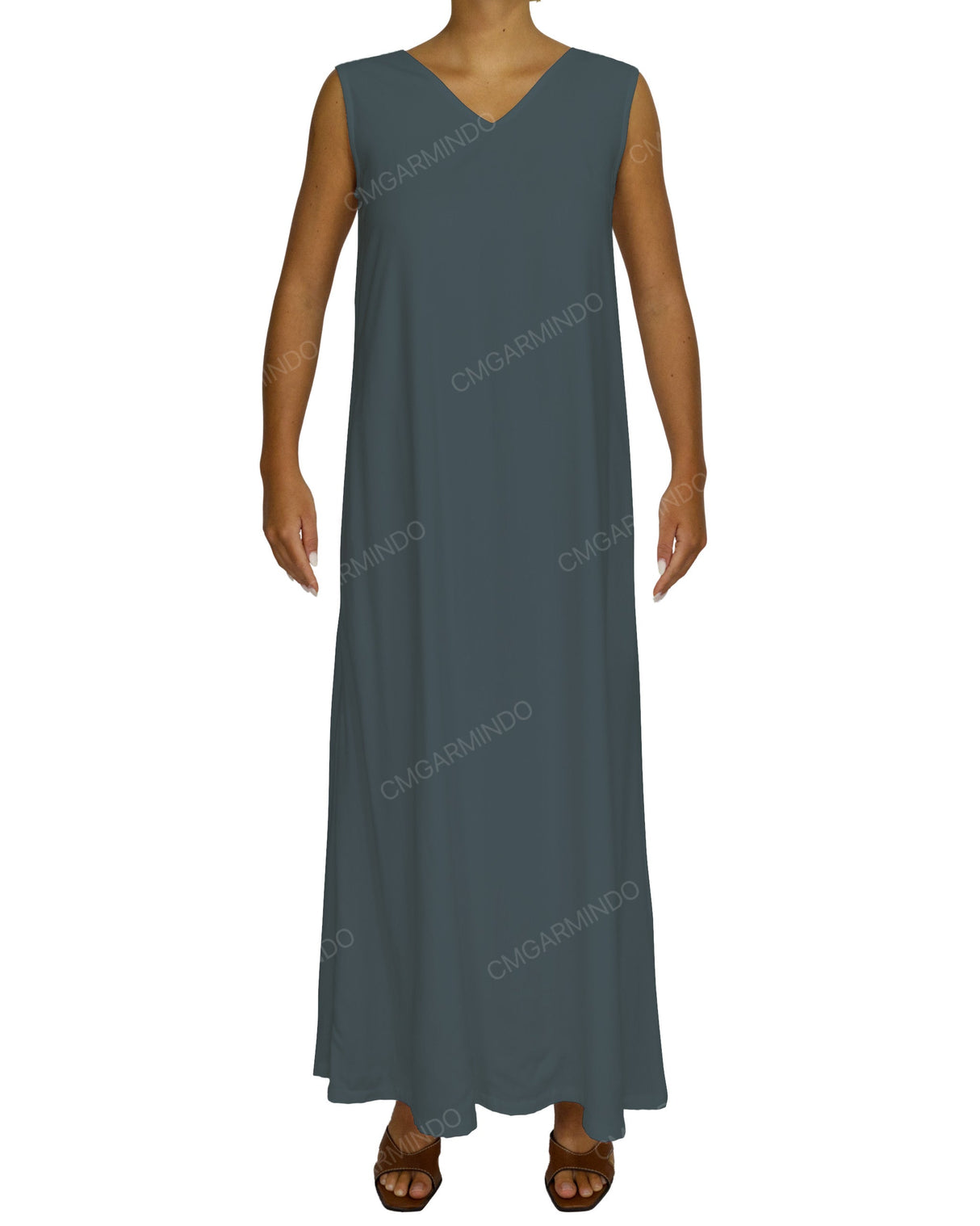 Maxi V-neck Dress