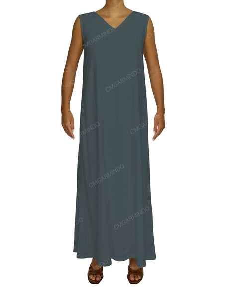 Maxi V-neck Dress