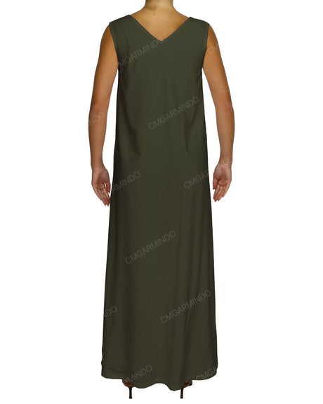 Maxi V-neck Dress