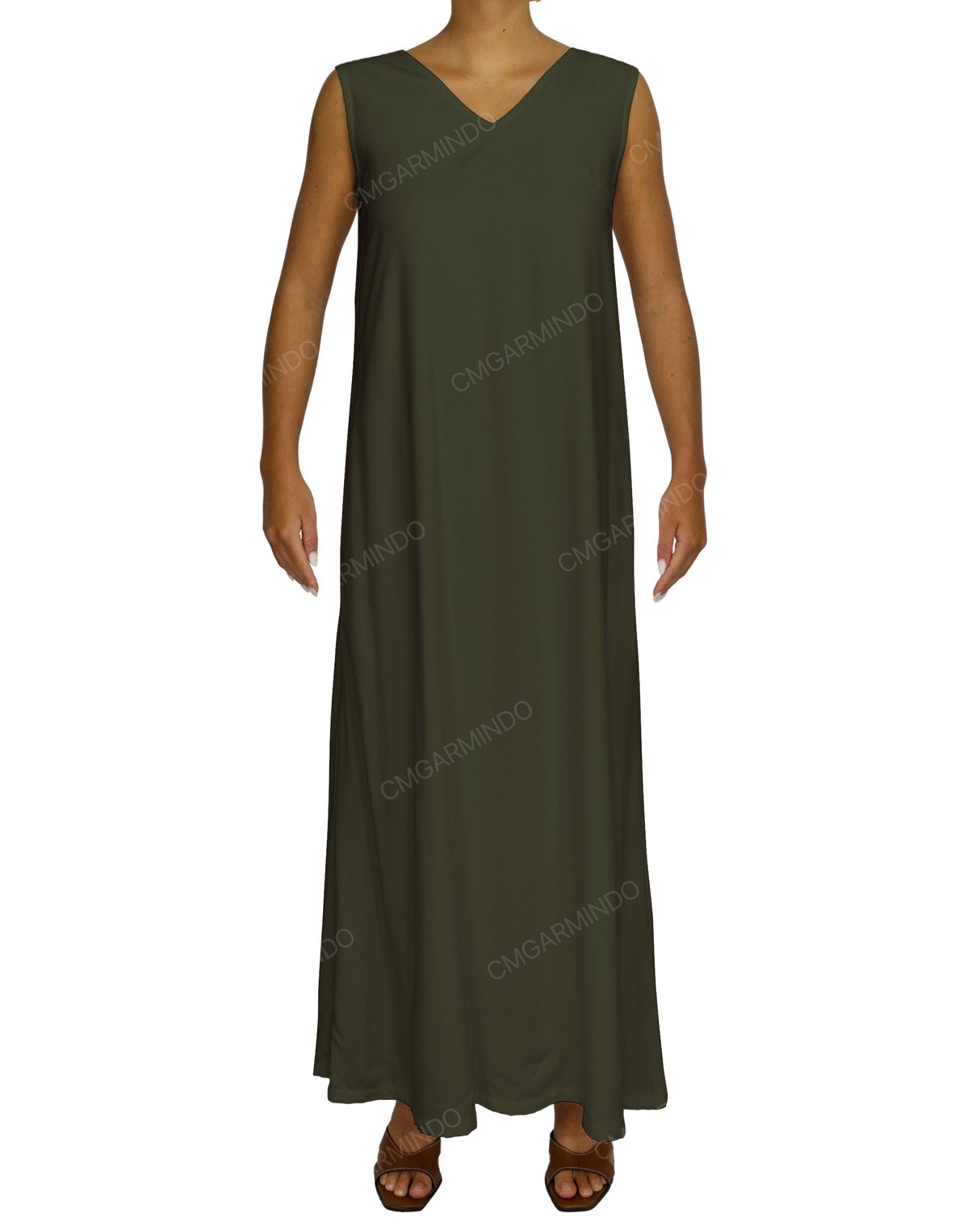 Maxi V-neck Dress