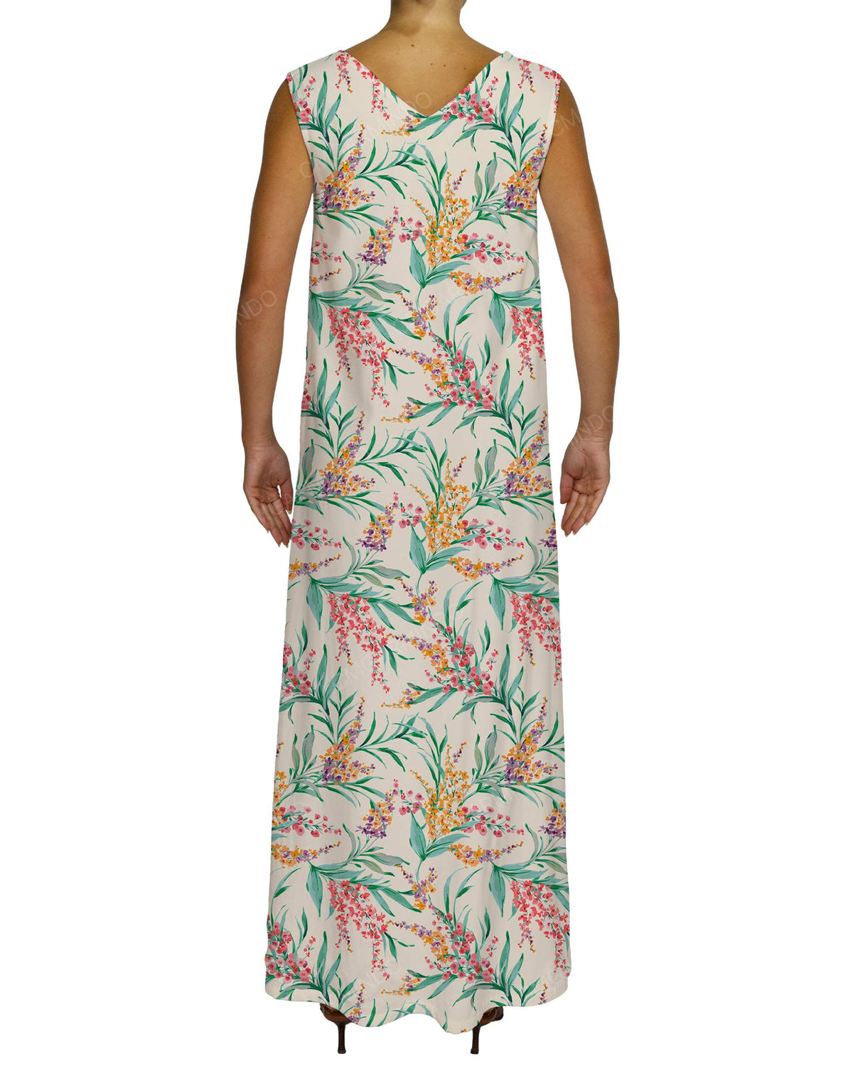 Maxi V-neck Dress