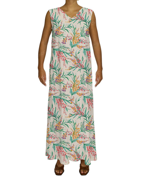 Maxi V-neck Dress