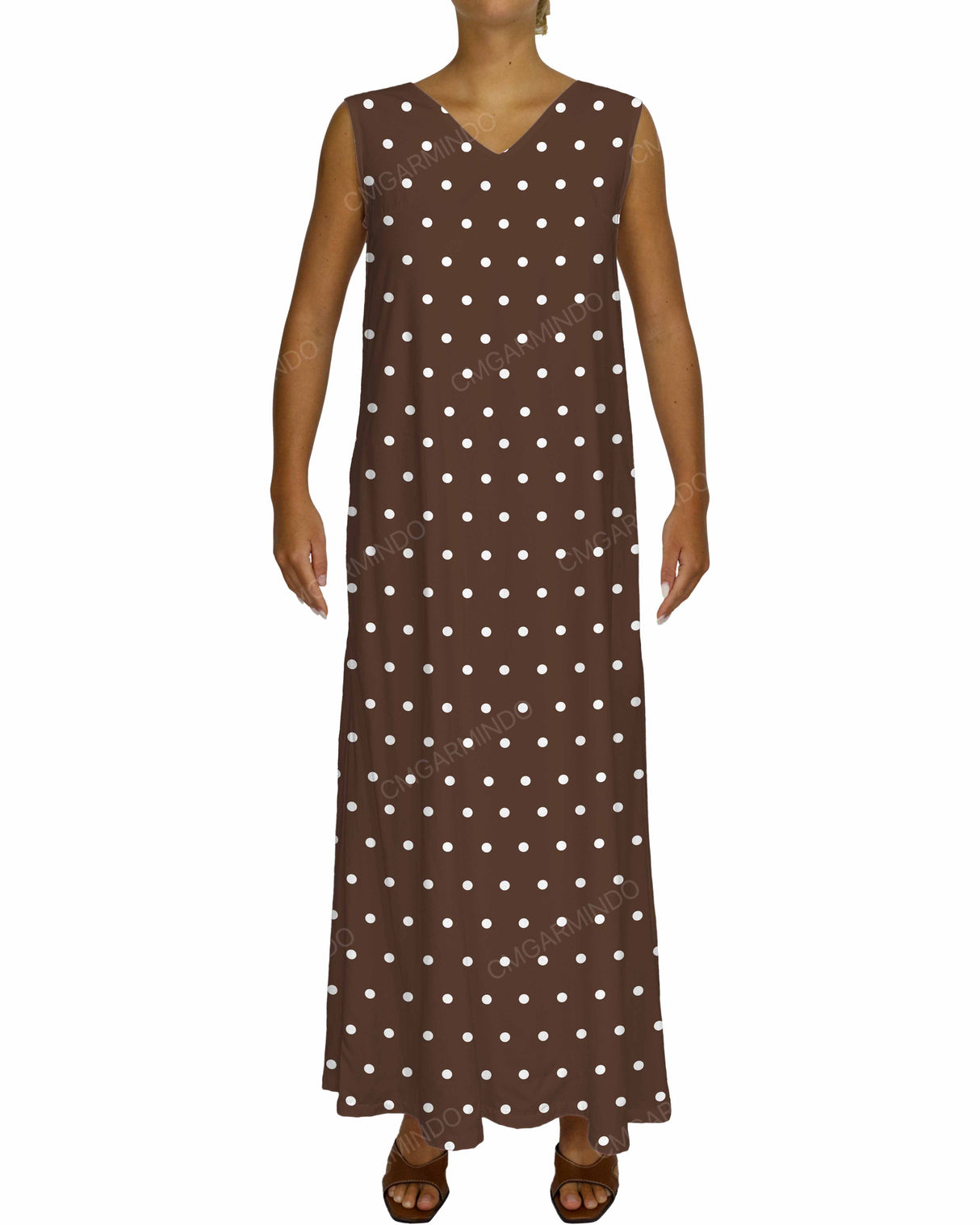 Maxi V-neck Dress