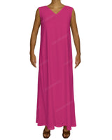 Maxi V-neck Dress