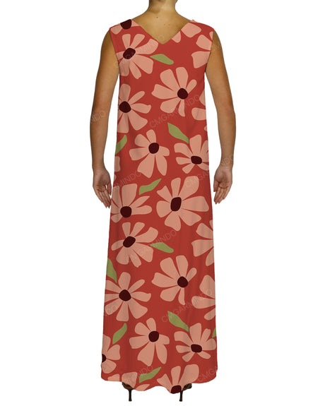 Maxi V-neck Dress