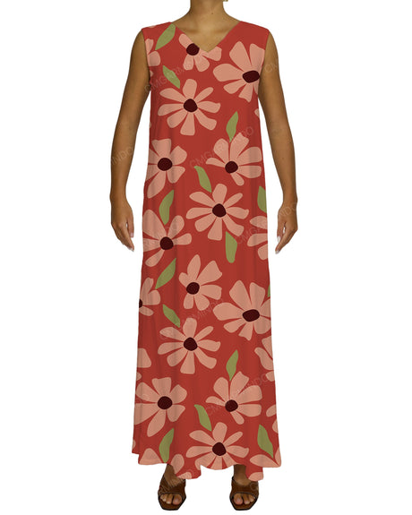 Maxi V-neck Dress