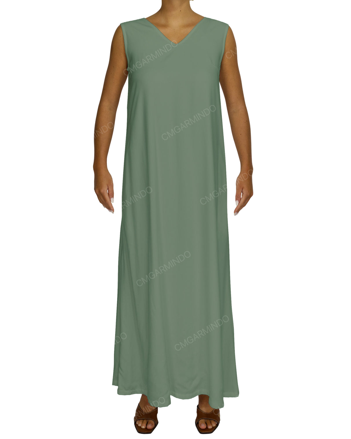 Maxi V-neck Dress