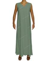 Maxi V-neck Dress
