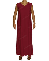 Maxi V-neck Dress
