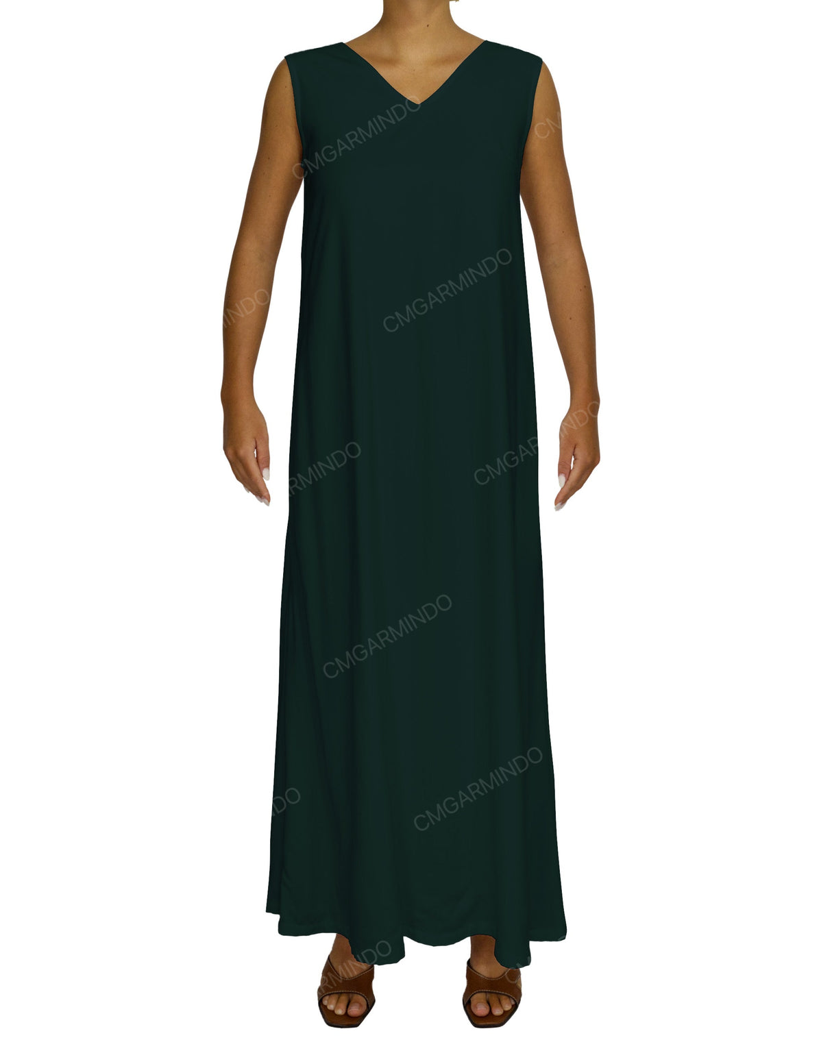 Maxi V-neck Dress