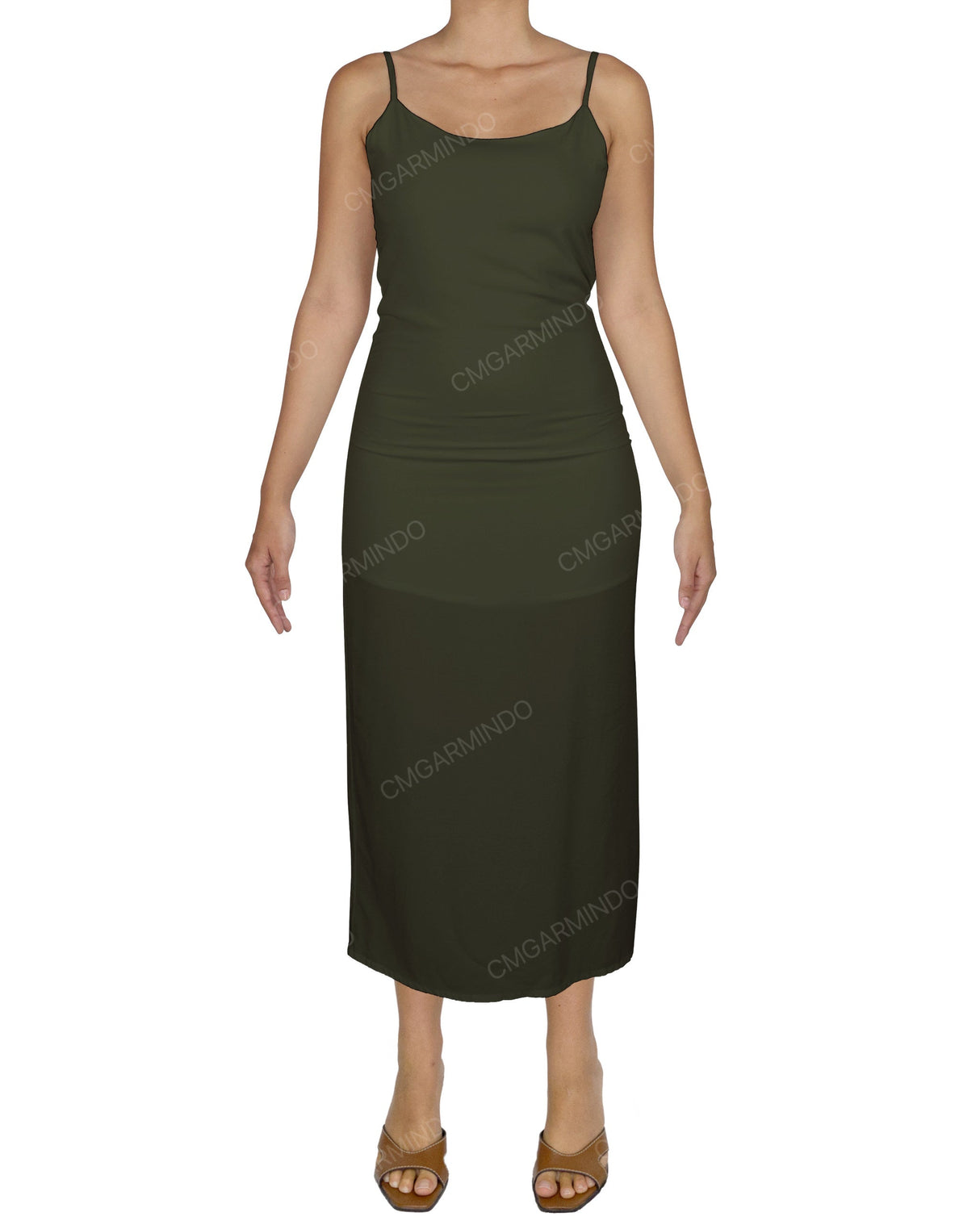 Midi Side Slit Sun Dress