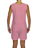 Sleeveless Button Up Mini Romper