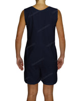 Sleeveless Button Up Mini Romper