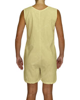 Sleeveless Button Up Mini Romper