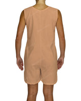 Sleeveless Button Up Mini Romper