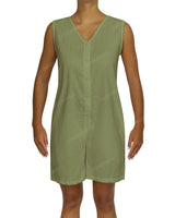 Sleeveless Button Up Mini Romper