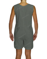 Sleeveless Button Up Mini Romper