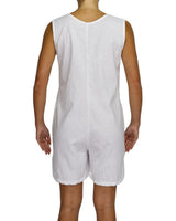 Sleeveless Button Up Mini Romper