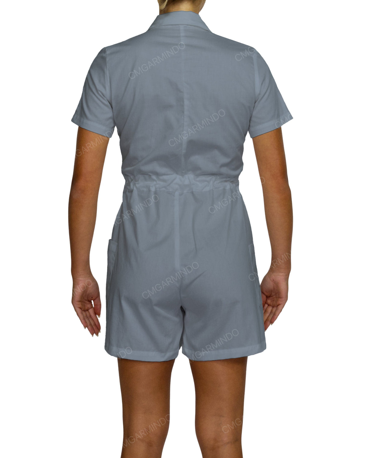 Short Sleeve Mini Playsuit