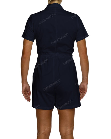 Short Sleeve Mini Playsuit