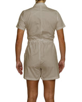 Short Sleeve Mini Playsuit