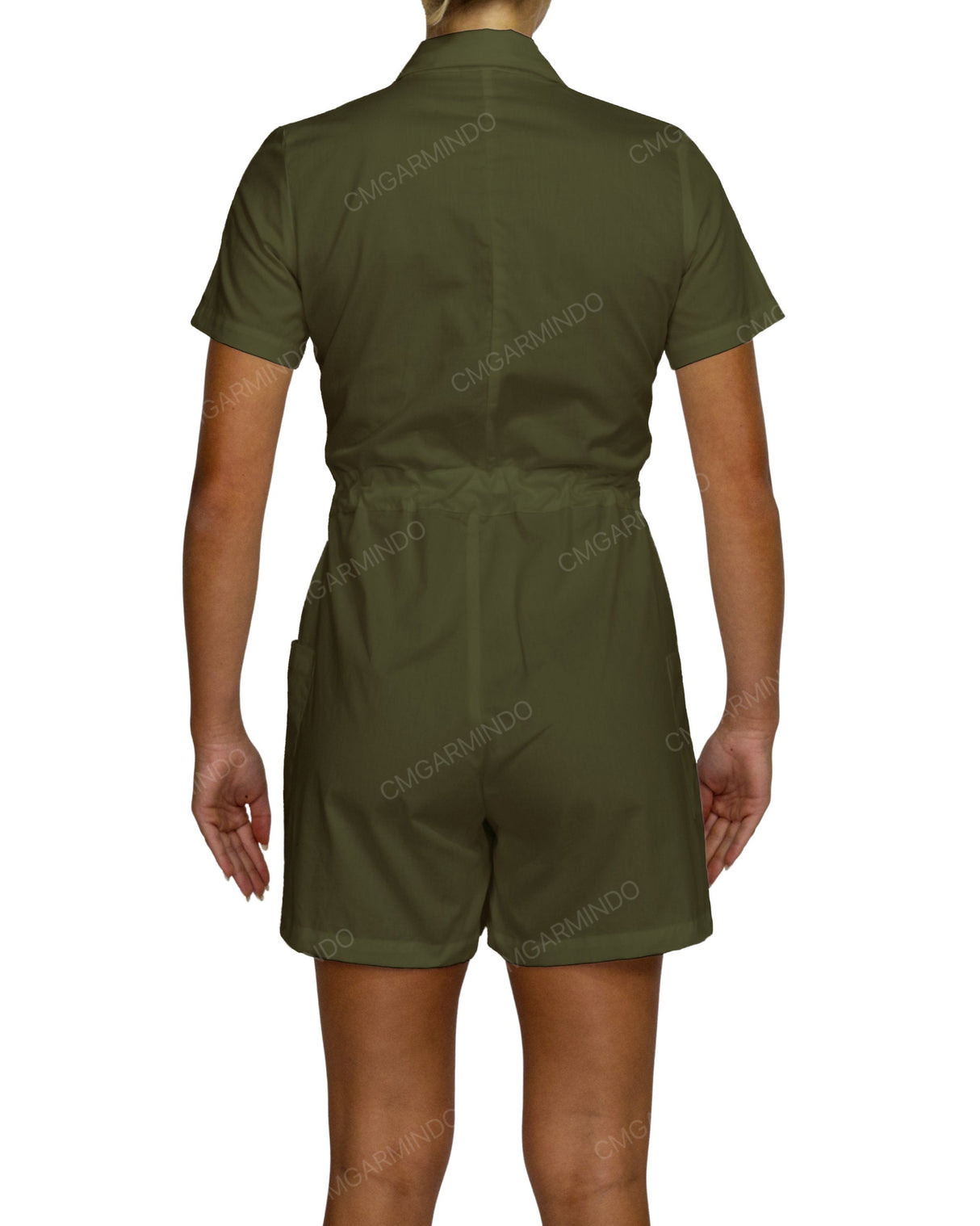 Short Sleeve Mini Playsuit