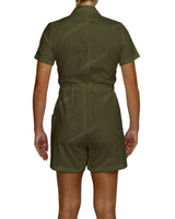 Short Sleeve Mini Playsuit