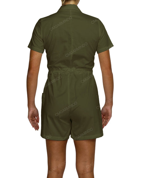 Short Sleeve Mini Playsuit