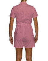 Short Sleeve Mini Playsuit