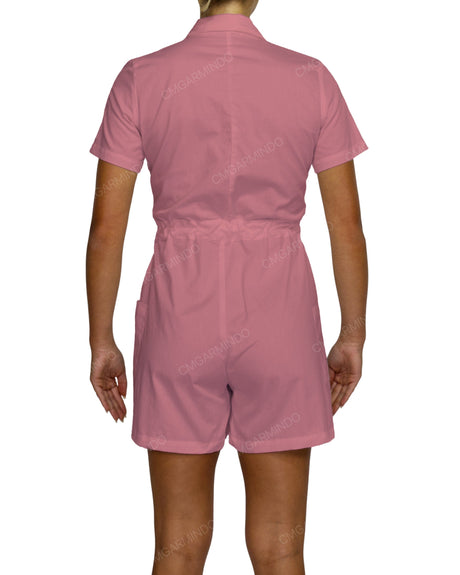 Short Sleeve Mini Playsuit