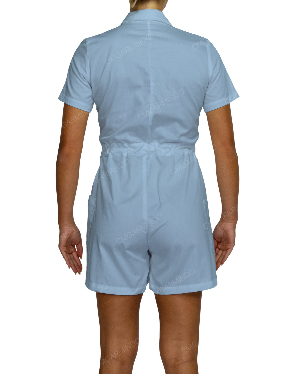 Short Sleeve Mini Playsuit