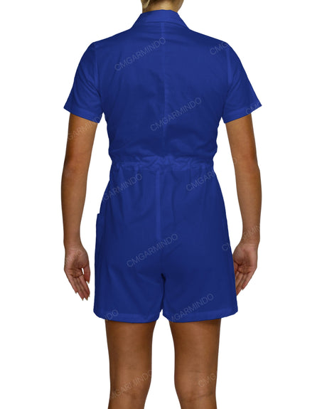 Short Sleeve Mini Playsuit