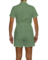 Short Sleeve Mini Playsuit
