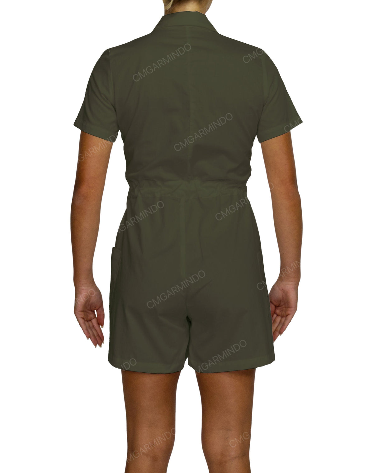 Short Sleeve Mini Playsuit