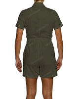 Short Sleeve Mini Playsuit
